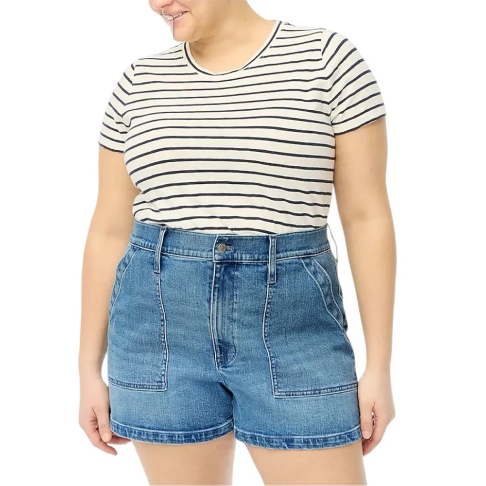 J. Crew Factory Utility Denim Short Size 33